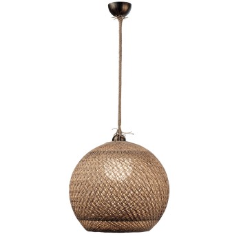 Φωτιστικό μονόφωτο μπάλα σχοινί Ε27 Φ40