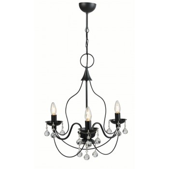 Φωτιστικό Πολύφωτο 3φ Μέταλλο μαύρο Ε14