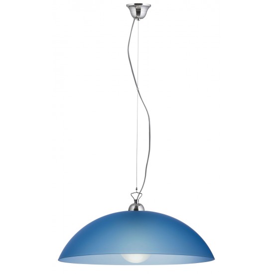 Φωτιστικό μονόφωτο Plexiglass μπλε σατινέ Ε27 Φ40 120-3-01/40 Φωτιστικό μονόφωτο Plexiglass μπλε σατινέ Ε27 Φ40 120-3-01/40