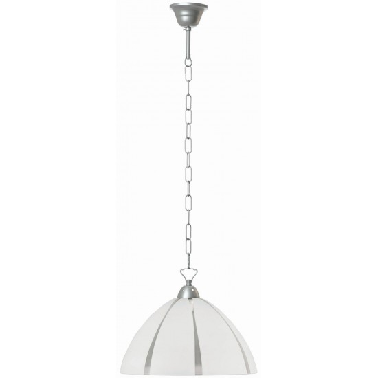 Φωτιστικό μονόφωτο γυαλί λευκό Ε27 Φ36