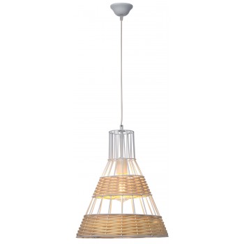 Φωτιστικό μονόφωτο μέταλλο/ρατάν Ε27 Φ35