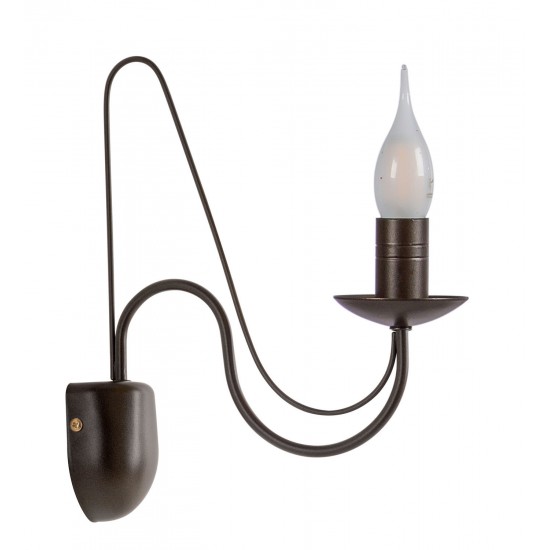 Απλίκα  Μέταλλο καφέ Ε14