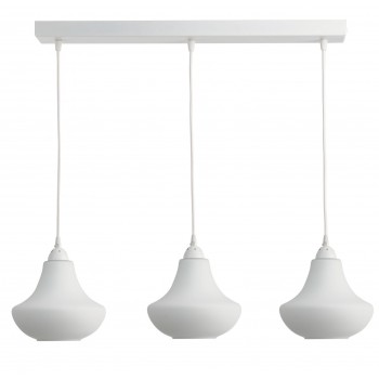 Φωτιστικό Πολύφωτο 3φ Μέταλλο/Γυαλί Ε27