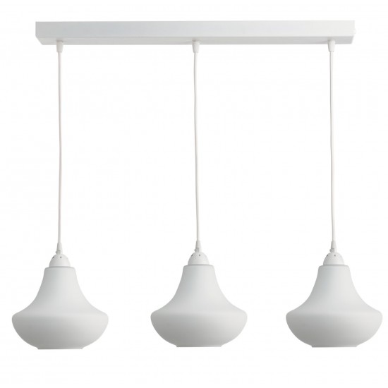 Φωτιστικό Πολύφωτο 3φ Μέταλλο/Γυαλί Ε27