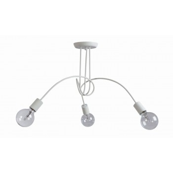 Φωτιστικό Πολύφωτο 3φ Μέταλλο λευκό Ε27