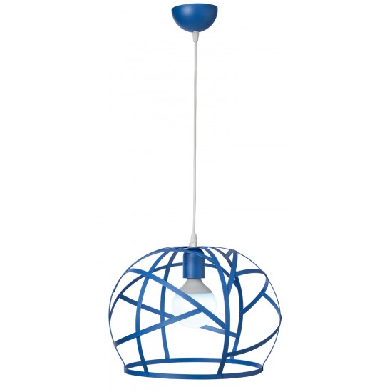 Φωτιστικό μονόφωτο παιδικό μέταλλο μπλέ Ε27 Φ35