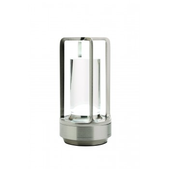 Φωτιστικό επαναφορτιζόμενο Led 3w 3CCT Dimmable  νίκελ ματ