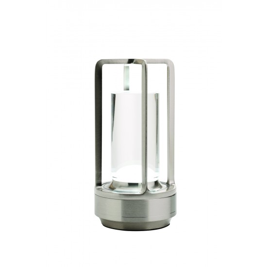 Φωτιστικό επαναφορτιζόμενο Led 3w 3CCT Dimmable  νίκελ ματ