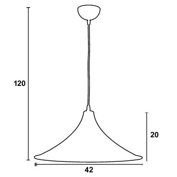 Φωτιστικό μονόφωτο Plexiglass μπλε σατινέ Ε27 Φ40 1120-3-01/42