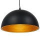 GloboStar® CHIME 01004 Μοντέρνο Κρεμαστό Φωτιστικό Οροφής Μονόφωτο Μαύρο Μεταλλικό Καμπάνα Φ30 x Y15cm GloboStar® CHIME 01004 Μοντέρνο Κρεμαστό Φωτιστικό Οροφής Μονόφωτο Μαύρο Μεταλλικό Καμπάνα Φ30 x Y15cm