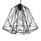 GloboStar® GRID 01022 Vintage Industrial Kρεμαστό Φωτιστικό Οροφής Μονόφωτο Μαύρο Μεταλλικό Πλέγμα Φ32 x Y34cm GloboStar® GRID 01022 Vintage Industrial Kρεμαστό Φωτιστικό Οροφής Μονόφωτο Μαύρο Μεταλλικό Πλέγμα Φ32 x Y34cm
