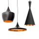 GloboStar® SHANGHAI BLACK 01025 SET 3 Μοντέρνα Κρεμαστά Φωτιστικά Οροφής Τρίφωτο 3 x E27 Μαύρα Μεταλλικά Καμπάνα GloboStar® SHANGHAI BLACK 01025 SET 3 Μοντέρνα Κρεμαστά Φωτιστικά Οροφής Τρίφωτο 3 x E27 Μαύρα Μεταλλικά Καμπάνα