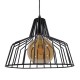GloboStar® TERE 01165 Vintage Industrial Κρεμαστό Φωτιστικό Οροφής Μονόφωτο Μαύρο Μεταλλικό Πλέγμα Καμπάνα Φ30 x Y25cm GloboStar® TERE 01165 Vintage Industrial Κρεμαστό Φωτιστικό Οροφής Μονόφωτο Μαύρο Μεταλλικό Πλέγμα Καμπάνα Φ30 x Y25cm