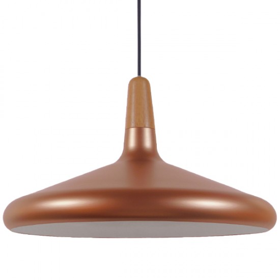GloboStar® FERCLA 01223 Μοντέρνο Κρεμαστό Φωτιστικό Οροφής Μονόφωτο Χάλκινο Μεταλλικό Καμπάνα Φ39 x Y23cm GloboStar® FERCLA 01223 Μοντέρνο Κρεμαστό Φωτιστικό Οροφής Μονόφωτο Χάλκινο Μεταλλικό Καμπάνα Φ39 x Y23cm