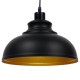 GloboStar® ANDY 01000 Μοντέρνο Κρεμαστό Φωτιστικό Οροφής Μονόφωτο Μαύρο Μεταλλικό Καμπάνα Φ35 x Υ28cm GloboStar® ANDY 01000 Μοντέρνο Κρεμαστό Φωτιστικό Οροφής Μονόφωτο Μαύρο Μεταλλικό Καμπάνα Φ35 x Υ28cm