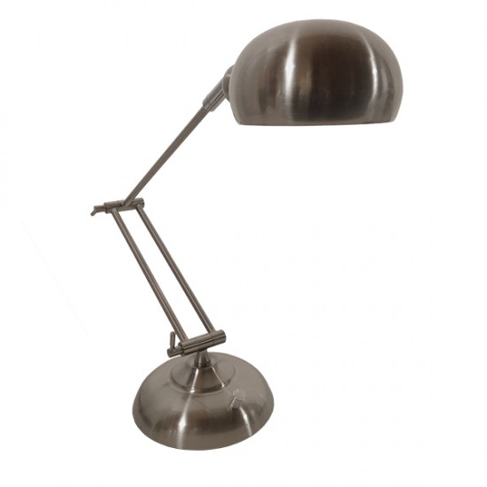GloboStar® OFFICE CHROME 01393 Μοντέρνο Επιτραπέζιο Φωτιστικό Πορτατίφ Μονόφωτο Μεταλλικό Χρώμιο Νίκελ Φ12 x Υ80cm GloboStar® OFFICE CHROME 01393 Μοντέρνο Επιτραπέζιο Φωτιστικό Πορτατίφ Μονόφωτο Μεταλλικό Χρώμιο Νίκελ Φ12 x Υ80cm