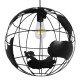 GloboStar® EARTH 01663 Vintage Industrial Κρεμαστό Φωτιστικό Οροφής Μονόφωτο 1 x E27 Μαύρο Μεταλλικό Πλέγμα Φ40 x Υ40cm GloboStar® EARTH 01663 Vintage Industrial Κρεμαστό Φωτιστικό Οροφής Μονόφωτο 1 x E27 Μαύρο Μεταλλικό Πλέγμα Φ40 x Υ40cm