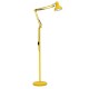 GloboStar® AUDREY 01472 Μοντέρνο Φωτιστικό Δαπέδου Μονόφωτο Μεταλλικό Κίτρινο Φ15 x Υ190cm
