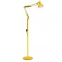 GloboStar® AUDREY 01472 Μοντέρνο Φωτιστικό Δαπέδου Μονόφωτο Μεταλλικό Κίτρινο Φ15 x Υ190cm