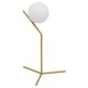 GloboStar® ELFIS GOLD 01551 Μοντέρνο Επιτραπέζιο Φωτιστικό Πορτατίφ Μονόφωτο Χρυσό Μεταλλικό με Λευκό Γυαλί Φ15 x Υ53cm GloboStar® ELFIS GOLD 01551 Μοντέρνο Επιτραπέζιο Φωτιστικό Πορτατίφ Μονόφωτο Χρυσό Μεταλλικό με Λευκό Γυαλί Φ15 x Υ53cm