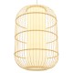 GloboStar® DE PARIS 00891 Vintage Κρεμαστό Φωτιστικό Οροφής Μονόφωτο 1 x E27 Καφέ Ξύλινο Μπαμπού Φ40 x Υ60cm GloboStar® DE PARIS 00891 Vintage Κρεμαστό Φωτιστικό Οροφής Μονόφωτο 1 x E27 Καφέ Ξύλινο Μπαμπού Φ40 x Υ60cm