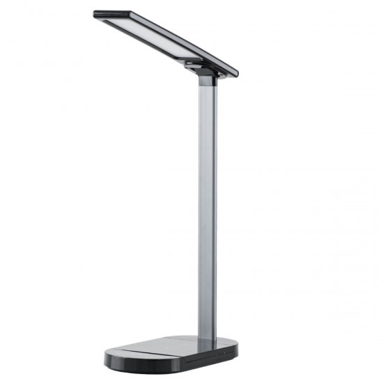GloboStar® FIARIA 76530 Μοντέρνο Επιτραπέζιο Φωτιστικό Πορτατίφ LED 5W 500lm 180° DC 5V - με Ασύρματη Φόρτιση - Wireless Charger - Διακόπτη Αφής - CCT Θερμό Λευκό 2700K - Φυσικό Λευκό 4500K - Ψυχρό Λευκό 6000K Dimmable - Μ25 x Π10.5 x Υ35.5 - Μαύρο GloboStar® FIARIA 76530 Μοντέρνο Επιτραπέζιο Φωτιστικό Πορτατίφ LED 5W 500lm 180° DC 5V - με Ασύρματη Φόρτιση - Wireless Charger - Διακόπτη Αφής - CCT Θερμό Λευκό 2700K - Φυσικό Λευκό 4500K - Ψυχρό Λευκό 6000K Dimmable - Μ25 x Π10.5 x Υ35.5 - Μαύρο