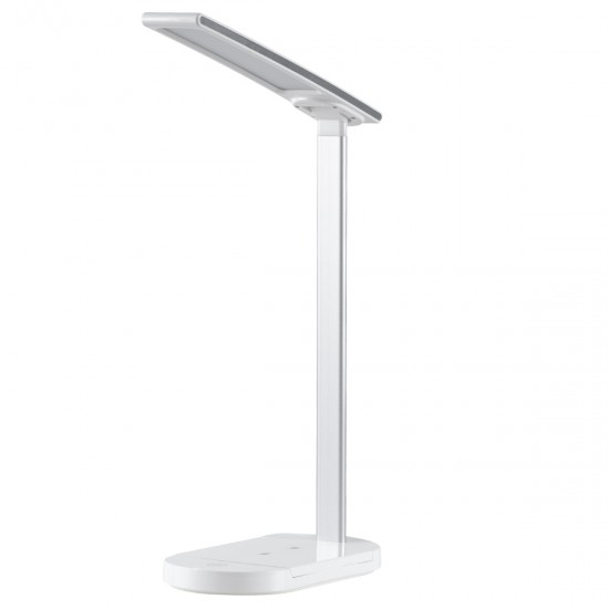 GloboStar® FIARIA 76531 Μοντέρνο Επιτραπέζιο Φωτιστικό Πορτατίφ LED 5W 500lm 180° DC 5V - με Ασύρματη Φόρτιση - Wireless Charger - Διακόπτη Αφής - CCT Θερμό Λευκό 2700K - Φυσικό Λευκό 4500K - Ψυχρό Λευκό 6000K Dimmable - Μ25 x Π10.5 x Υ35.5 - Λευκό GloboStar® FIARIA 76531 Μοντέρνο Επιτραπέζιο Φωτιστικό Πορτατίφ LED 5W 500lm 180° DC 5V - με Ασύρματη Φόρτιση - Wireless Charger - Διακόπτη Αφής - CCT Θερμό Λευκό 2700K - Φυσικό Λευκό 4500K - Ψυχρό Λευκό 6000K Dimmable - Μ25 x Π10.5 x Υ35.5 - Λευκό