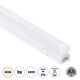 GloboStar® TUBO 60788 Γραμμικό Φωτιστικό Οροφής Linear LED Τύπου T5 Επεκτεινόμενο 9W 882lm 180° AC 220-240V IP20 Πάγκου Κουζίνας με Διακόπτη On/Off Μ60 x Π2.2 x Υ3.5cm Φυσικό Λευκό 4500K - Λευκό - 3 Years Warranty