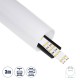 GloboStar® 70856-3M Κρεμαστό Προφίλ Αλουμινίου Μαύρο με Στρόγγυλο Λευκό Οπάλ Κάλυμμα για έως 3 Σειρές Ταινίας LED Πατητό - Press On 3 Μέτρα GloboStar® 70856-3M Κρεμαστό Προφίλ Αλουμινίου Μαύρο με Στρόγγυλο Λευκό Οπάλ Κάλυμμα για έως 3 Σειρές Ταινίας LED Πατητό - Press On 3 Μέτρα