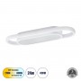 GloboStar® IGOR 61217 Φωτιστικό Οροφής Linear Design LED CCT 24W 2880lm 210° AC 220-240V - Εναλλαγή Φωτισμού μέσω Διακόπτη On/Off All In One Ψυχρό 6000k+Φυσικό 4500k+Θερμό 2700k Μ41 x Π13 x Υ4.5cm - Λευκό - 3 Years Warranty