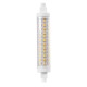GloboStar® 60398 Λάμπα LED R7S 118mm 12W 1356lm 360° AC 220-240V IP20 Φ2 x Υ11.8cm Θερμό Λευκό 2700K - 3 Years Warranty