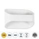 GloboStar® EDEN 60666 Φωτιστικό Τοίχου - Απλίκα Αρχιτεκτονικού Φωτισμού Εσωτερικού Χώρου Up & Down LED 10W 950lm 60° AC 220-240V IP20 Μ16 x Π10.5 x Υ9cm - Θερμό Λευκό 2700K - Λευκό - Bridgelux Chip - 3 Years Warranty GloboStar® EDEN 60666 Φωτιστικό Τοίχου - Απλίκα Αρχιτεκτονικού Φωτισμού Εσωτερικού Χώρου Up & Down LED 10W 950lm 60° AC 220-240V IP20 Μ16 x Π10.5 x Υ9cm - Θερμό Λευκό 2700K - Λευκό - Bridgelux Chip - 3 Years Warranty
