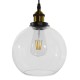 GloboStar® COLLINS 01170 Vintage Κρεμαστό Φωτιστικό Οροφής Μονόφωτο 1 x E27 Γυάλινο Καμπάνα Φ18 x Y25cm GloboStar® COLLINS 01170 Vintage Κρεμαστό Φωτιστικό Οροφής Μονόφωτο 1 x E27 Γυάλινο Καμπάνα Φ18 x Y25cm