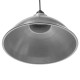GloboStar® LOUVE 01178 Vintage Industrial Κρεμαστό Φωτιστικό Οροφής Μονόφωτο Ασημί Μεταλλικό Καμπάνα Φ39 x Y32cm GloboStar® LOUVE 01178 Vintage Industrial Κρεμαστό Φωτιστικό Οροφής Μονόφωτο Ασημί Μεταλλικό Καμπάνα Φ39 x Y32cm