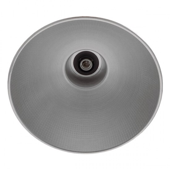 GloboStar® LOUVE 01178 Vintage Industrial Κρεμαστό Φωτιστικό Οροφής Μονόφωτο Ασημί Μεταλλικό Καμπάνα Φ39 x Y32cm GloboStar® LOUVE 01178 Vintage Industrial Κρεμαστό Φωτιστικό Οροφής Μονόφωτο Ασημί Μεταλλικό Καμπάνα Φ39 x Y32cm