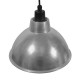 GloboStar® LOUVE 01178 Vintage Industrial Κρεμαστό Φωτιστικό Οροφής Μονόφωτο Ασημί Μεταλλικό Καμπάνα Φ39 x Y32cm GloboStar® LOUVE 01178 Vintage Industrial Κρεμαστό Φωτιστικό Οροφής Μονόφωτο Ασημί Μεταλλικό Καμπάνα Φ39 x Y32cm