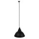 GloboStar® LOUVE 01176 Vintage Industrial Κρεμαστό Φωτιστικό Οροφής Μονόφωτο Μαύρο Μεταλλικό Καμπάνα Φ39 x Y32cm GloboStar® LOUVE 01176 Vintage Industrial Κρεμαστό Φωτιστικό Οροφής Μονόφωτο Μαύρο Μεταλλικό Καμπάνα Φ39 x Y32cm