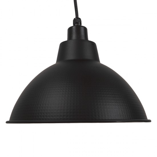 GloboStar® LOUVE 01176 Vintage Industrial Κρεμαστό Φωτιστικό Οροφής Μονόφωτο Μαύρο Μεταλλικό Καμπάνα Φ39 x Y32cm GloboStar® LOUVE 01176 Vintage Industrial Κρεμαστό Φωτιστικό Οροφής Μονόφωτο Μαύρο Μεταλλικό Καμπάνα Φ39 x Y32cm