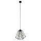 GloboStar® GRID 01022 Vintage Industrial Kρεμαστό Φωτιστικό Οροφής Μονόφωτο Μαύρο Μεταλλικό Πλέγμα Φ32 x Y34cm GloboStar® GRID 01022 Vintage Industrial Kρεμαστό Φωτιστικό Οροφής Μονόφωτο Μαύρο Μεταλλικό Πλέγμα Φ32 x Y34cm