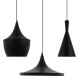 GloboStar® SHANGHAI BLACK 01025 SET 3 Μοντέρνα Κρεμαστά Φωτιστικά Οροφής Τρίφωτο 3 x E27 Μαύρα Μεταλλικά Καμπάνα GloboStar® SHANGHAI BLACK 01025 SET 3 Μοντέρνα Κρεμαστά Φωτιστικά Οροφής Τρίφωτο 3 x E27 Μαύρα Μεταλλικά Καμπάνα