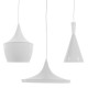 GloboStar® SHANGHAI WHITE 01026 SET 3 Μοντέρνα Κρεμαστά Φωτιστικά Οροφής Τρίφωτο 3 x E27 Λευκά Μεταλλικά Καμπάνα GloboStar® SHANGHAI WHITE 01026 SET 3 Μοντέρνα Κρεμαστά Φωτιστικά Οροφής Τρίφωτο 3 x E27 Λευκά Μεταλλικά Καμπάνα