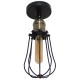 GloboStar® AVOCANDO 01056 Vintage Industrial Φωτιστικό Τοίχου Απλίκα Μονόφωτο Μαύρο Μεταλλικό Πλέγμα Φ12 x Μ15 x Π12 x Υ32cm GloboStar® AVOCANDO 01056 Vintage Industrial Φωτιστικό Τοίχου Απλίκα Μονόφωτο Μαύρο Μεταλλικό Πλέγμα Φ12 x Μ15 x Π12 x Υ32cm