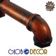GloboStar® CANAL 01070 Vintage Industrial Κρεμαστό Φωτιστικό Οροφής Πολύφωτο 5 x E27 Καφέ Σκουριά Μεταλλικό Ράγα Μ88 x Π4.5 x Y7cm GloboStar® CANAL 01070 Vintage Industrial Κρεμαστό Φωτιστικό Οροφής Πολύφωτο 5 x E27 Καφέ Σκουριά Μεταλλικό Ράγα Μ88 x Π4.5 x Y7cm