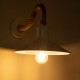 GloboStar® VINSA 01130 Vintage Φωτιστικό Τοίχου Απλίκα Μονόφωτο 1 x E27 Λευκό Μεταλλικό Καμπάνα με Μπεζ Σχοινί Μ37.5 x Π26.7 x Υ25cm GloboStar® VINSA 01130 Vintage Φωτιστικό Τοίχου Απλίκα Μονόφωτο 1 x E27 Λευκό Μεταλλικό Καμπάνα με Μπεζ Σχοινί Μ37.5 x Π26.7 x Υ25cm