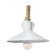 GloboStar® VINSA 01130 Vintage Φωτιστικό Τοίχου Απλίκα Μονόφωτο 1 x E27 Λευκό Μεταλλικό Καμπάνα με Μπεζ Σχοινί Μ37.5 x Π26.7 x Υ25cm GloboStar® VINSA 01130 Vintage Φωτιστικό Τοίχου Απλίκα Μονόφωτο 1 x E27 Λευκό Μεταλλικό Καμπάνα με Μπεζ Σχοινί Μ37.5 x Π26.7 x Υ25cm