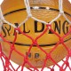 GloboStar® NBA 01027 Μοντέρνο Κρεμαστό Φωτιστικό Οροφής Μονόφωτο 1 x E27 Πορτοκαλί Μεταλλικό Πλέγμα Φ32 x Y58cm