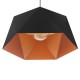GloboStar® HEXAGON 01195 Μοντέρνο Κρεμαστό Φωτιστικό Οροφής Μονόφωτο Μαύρο - Χρυσό Μεταλλικό Καμπάνα Φ46 x Y25cm GloboStar® HEXAGON 01195 Μοντέρνο Κρεμαστό Φωτιστικό Οροφής Μονόφωτο Μαύρο - Χρυσό Μεταλλικό Καμπάνα Φ46 x Y25cm