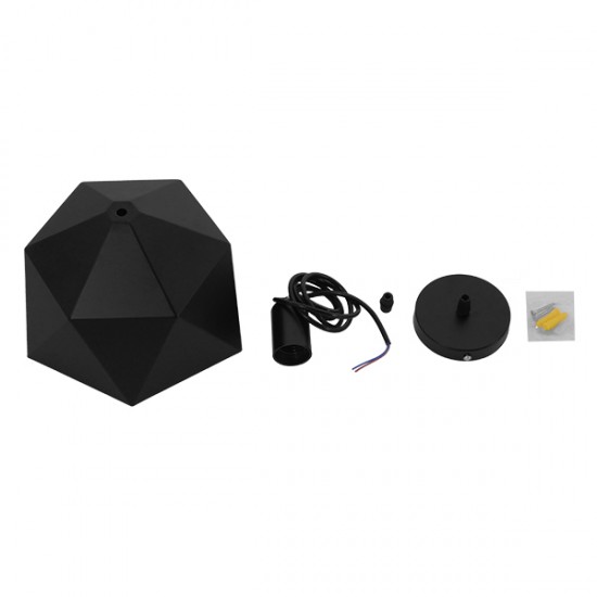 GloboStar® HEXAGON 01195 Μοντέρνο Κρεμαστό Φωτιστικό Οροφής Μονόφωτο Μαύρο - Χρυσό Μεταλλικό Καμπάνα Φ46 x Y25cm GloboStar® HEXAGON 01195 Μοντέρνο Κρεμαστό Φωτιστικό Οροφής Μονόφωτο Μαύρο - Χρυσό Μεταλλικό Καμπάνα Φ46 x Y25cm