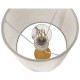 GloboStar® NAPHIE 01208 Μοντέρνο Επιτραπέζιο Φωτιστικό Πορτατίφ Μονόφωτο Ξύλινο με Λευκό Καπέλο Φ21 x Υ42cm GloboStar® NAPHIE 01208 Μοντέρνο Επιτραπέζιο Φωτιστικό Πορτατίφ Μονόφωτο Ξύλινο με Λευκό Καπέλο Φ21 x Υ42cm