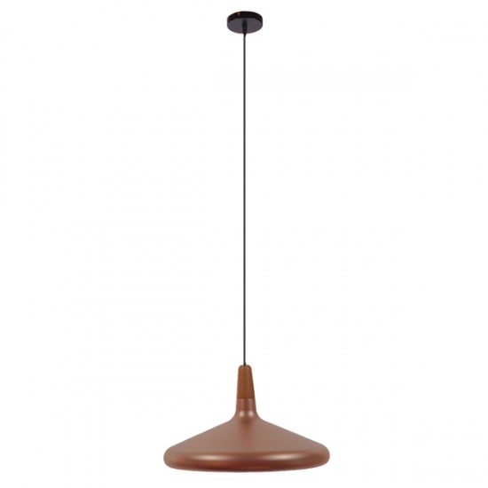GloboStar® FERCLA 01223 Μοντέρνο Κρεμαστό Φωτιστικό Οροφής Μονόφωτο Χάλκινο Μεταλλικό Καμπάνα Φ39 x Y23cm GloboStar® FERCLA 01223 Μοντέρνο Κρεμαστό Φωτιστικό Οροφής Μονόφωτο Χάλκινο Μεταλλικό Καμπάνα Φ39 x Y23cm